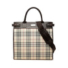Burberry House Check Canvas Convertible Tote Secondhand