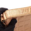 Chanel CC Chocolate Bar Metallic Lambskin Shoulder Bag Secondhand