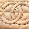 Chanel CC Chocolate Bar Metallic Lambskin Shoulder Bag Secondhand