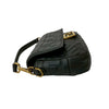 Secondhand Fendi Zucca Embossed Leather Baguette Satchel