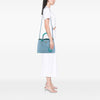 Prada Medium Bicolor Saffiano Cuir Double Satchel Secondhand