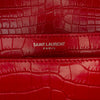 Saint Laurent Medium Croc Embossed Leather Monogram Sunset Crossbody Secondhand