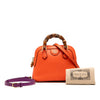 Gucci Mini Dollar Calfskin Bamboo Diana Dome Satchel Secondhand