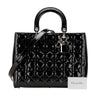 Secondhand Dior Large Patent Cannage Lady Dior