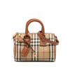 Burberry Mini House Check Coated Canvas Bowling Bag Secondhand