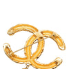Chanel CC Gold Plated Lava Tassel Brooch Secondhand