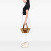 LOEWE Small Raffia Anagram Basket Tote Secondhand