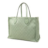 Gucci Large GG Denim Ophidia Tote Secondhand