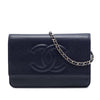 Chanel CC Caviar Wallet On Chain Secondhand
