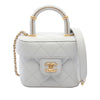 Chanel Mini Quilted Lambskin Top Handle Vanity Case with Chain Secondhand
