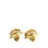 Chanel CC Gold Plated Faux Pearl Clip On Earrings Secondhand