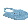 Prada Raffia Effect Crochet Logo Embroidered Shopping Tote Secondhand