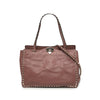 Valentino Medium Leather Rockstud Trapeze Satchel Secondhand