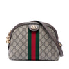 Secondhand Gucci Small GG Supreme Web Ophidia Dome Crossbody