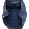 Prada Large Denim Canapa Logo Tote Secondhand