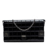 Chanel CC Chocolate Bar Patent Clutch on Chain Secondhand