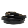 Hermès Palladium Plated Swift Triple Wrap Hapi I Bracelet Secondhand