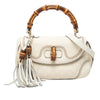 Secondhand Gucci Medium GG Canvas New Bamboo Satchel