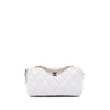 Chanel CC Quilted Caviar Double Zip Clutch With Chain Secondhand
