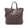 Prada Vitello Daino Side Zip Open Convertible Tote Secondhand