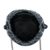Gucci Small GG Marmont Sequined Diagonal Matelasse Calfskin Bucket Bag Secondhand