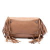 Prada Glace Calf Fringed Twin Pocket Satchel Secondhand