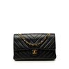 Chanel Medium Classic Chevron Lambskin Double Flap Secondhand