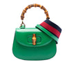 Gucci Mini Calfskin Web 1947 Bamboo Top Handle Bag Secondhand