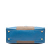 Prada Saffiano Trimmed Canvas Canapa Logo Double Zip Satchel Secondhand