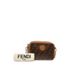 Fendi Glazed Fabric Vitello Century FF 1974 Camera Bag Secondhand