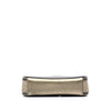 Bottega Veneta Intrecciato Trimmed Metallic Leather Double Zip Shoulder Bag Secondhand