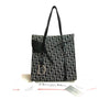 Secondhand Dior Diorissimo Trotter Canvas Saddle Tote