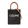 Secondhand Celine Mini Triomphe Coated Canvas Vertical Cabas Satchel