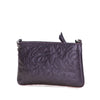Secondhand Chanel Embossed Lambskin Camellia Chain Pochette