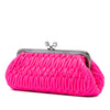 Miu Miu Matelasse Nappa Kiss Lock Frame Clutch Secondhand
