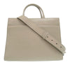 Bvlgari Embossed Leather Logo Infinitum Tote Secondhand