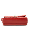 Secondhand Chanel CC Quilted Calfskin Ruffle Strap Flap