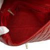 Secondhand Chanel CC Quilted Calfskin Ruffle Strap Flap