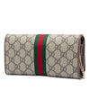 Gucci GG Supreme Web Ophidia Wallet on Chain Secondhand