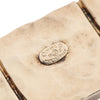 Chanel CC Gold Plated Enamel and Strass Flower Owl Brooch Secondhand