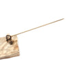 Chanel CC Gold Plated Enamel and Strass Flower Owl Brooch Secondhand