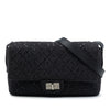 Chanel Jumbo Sequin Embellished Quilted Tweed Reissue 2.55 Messenger Flap Secondhand