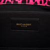 Saint Laurent Leather Leopard Print Monogram Cassandre Clutch Secondhand