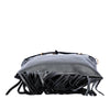 Saint Laurent Small Leather Fringe Flat Bucket Bag Secondhand