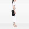 Saint Laurent Small Leather Fringe Flat Bucket Bag Secondhand
