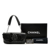 Secondhand Chanel Camellia CC Choco Bar No 5 Lambskin Shoulder Bag