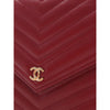 Chanel CC Chevron Lambskin Square Envelope Wallet On Chain Secondhand
