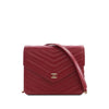 Chanel CC Chevron Lambskin Square Envelope Wallet On Chain Secondhand