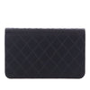 Secondhand Chanel Bicolor Satin Diamond Stitch Wallet On Chain