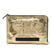 Chanel Metallic Crinkled Calfskin Feministe Mais Feminine Pouch Secondhand